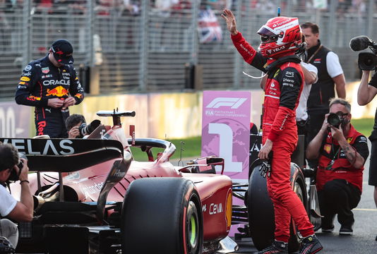 Leclerc Verstappen Australia