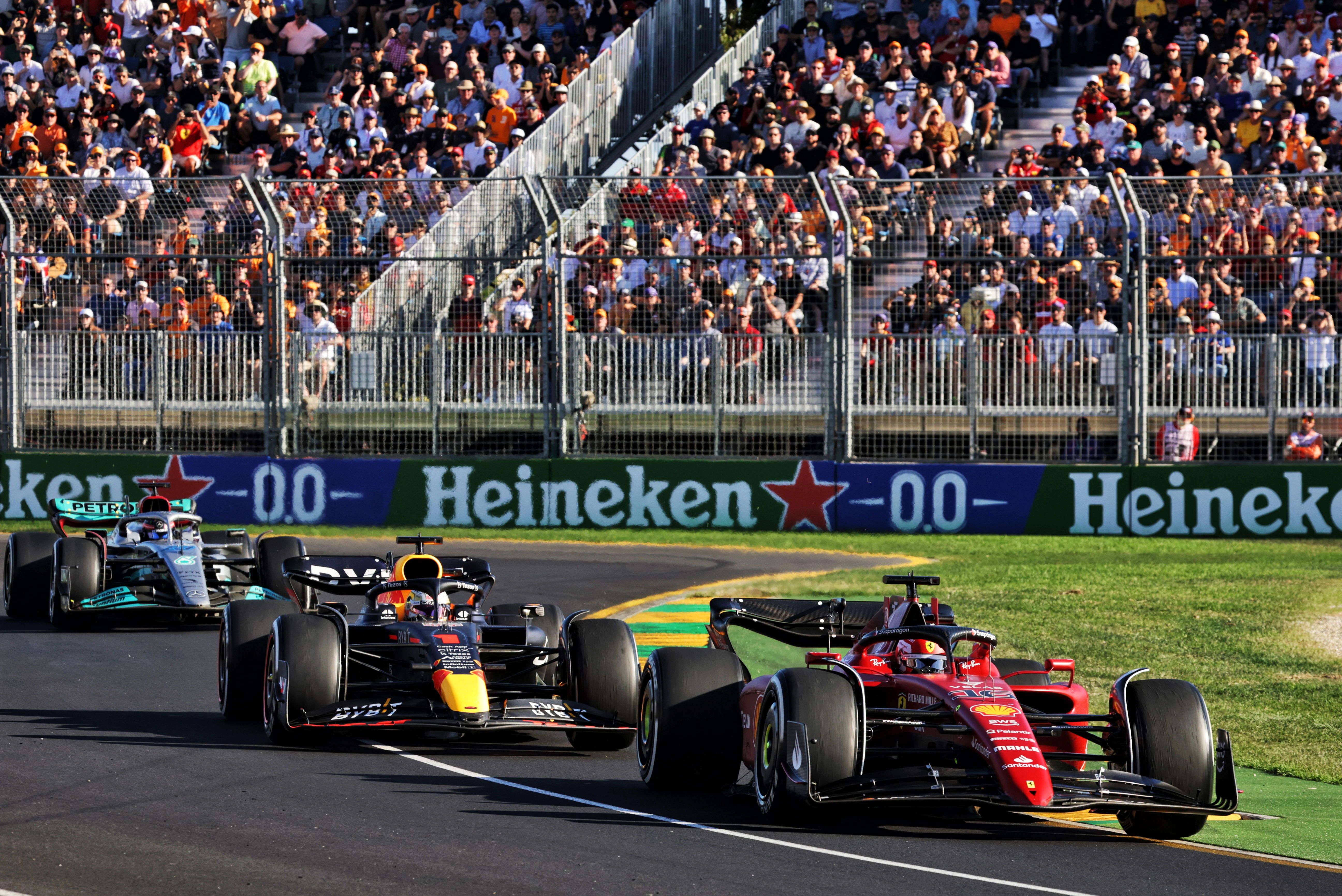 Leclerc Verstappen Australie