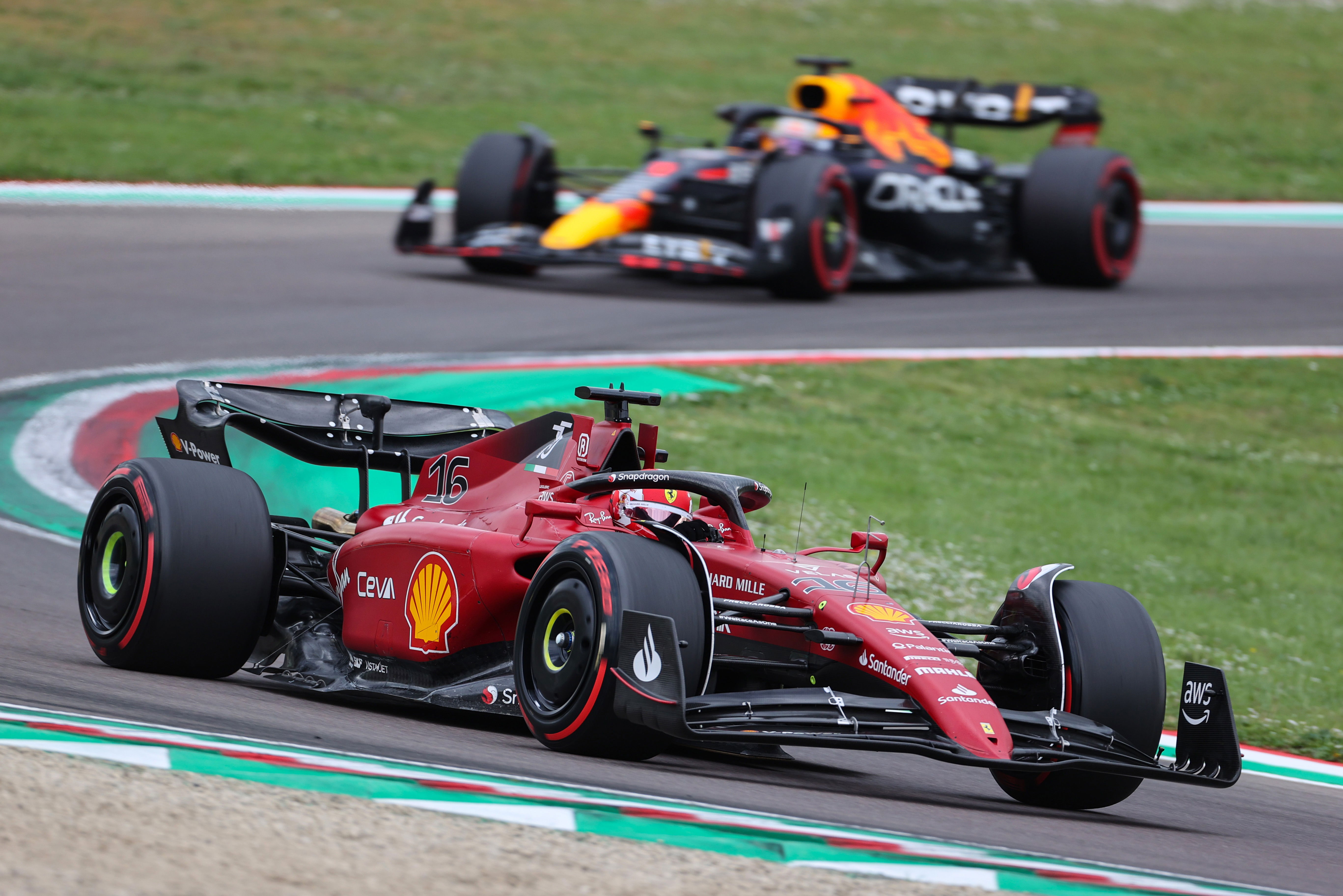 Leclerc Verstappen Imola
