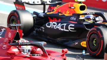 Aangepaste startopstelling Formule 1 GP Frankrijk 2022 na gridstraffen