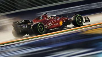 Charles Leclerc takes pole in dramatic Singapore GP qualifying