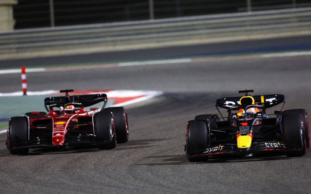 Leclerc Verstappen Bahrain