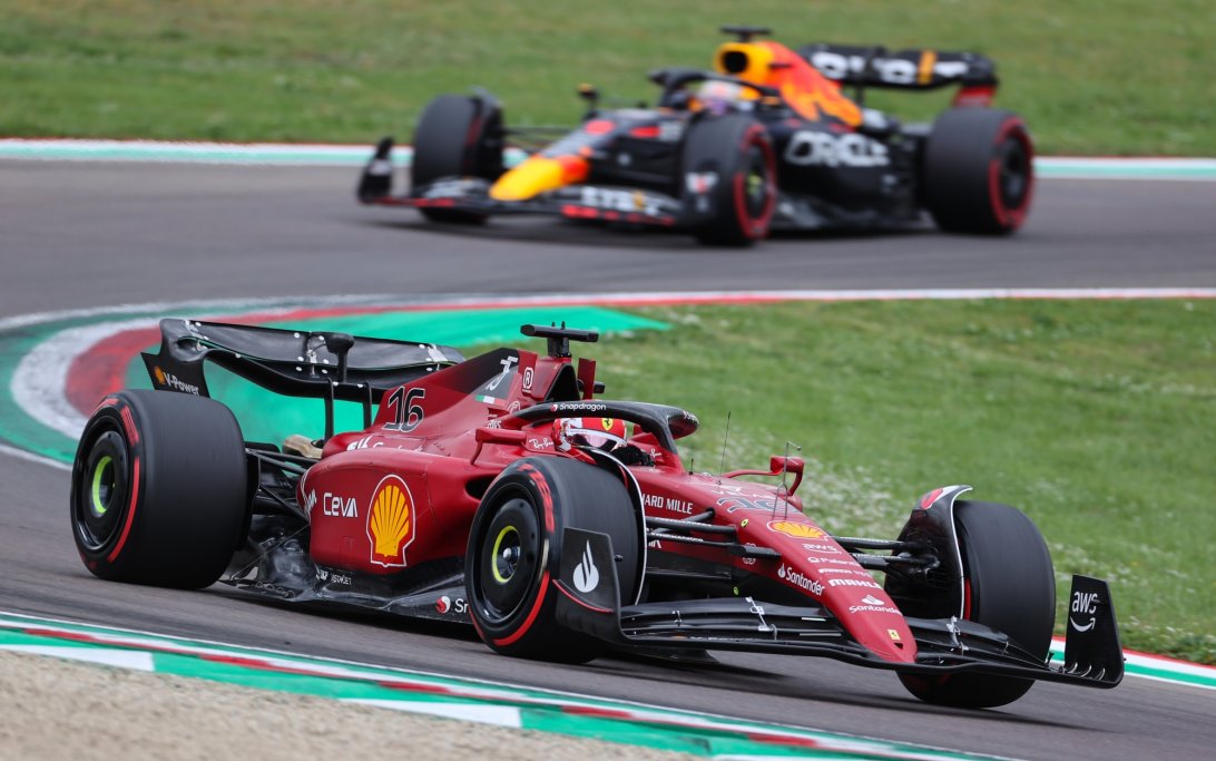 Leclerc Verstappen Imola