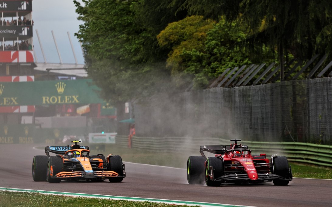 Norris Leclerc Imola