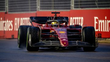 Aangepaste startopstelling Formule 1 Grand Prix van Singapore 2022 na gridstraf