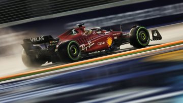 Charles Leclerc takes pole in dramatic Singapore GP qualifying