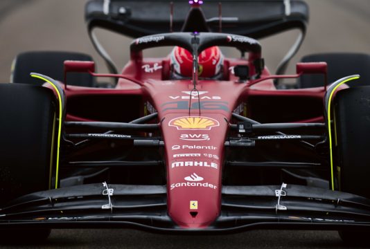 Leclerc Ferrari F1-75 demo