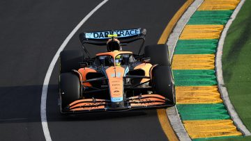 Norris leads Leclerc in final practice as both Aston Martins crash