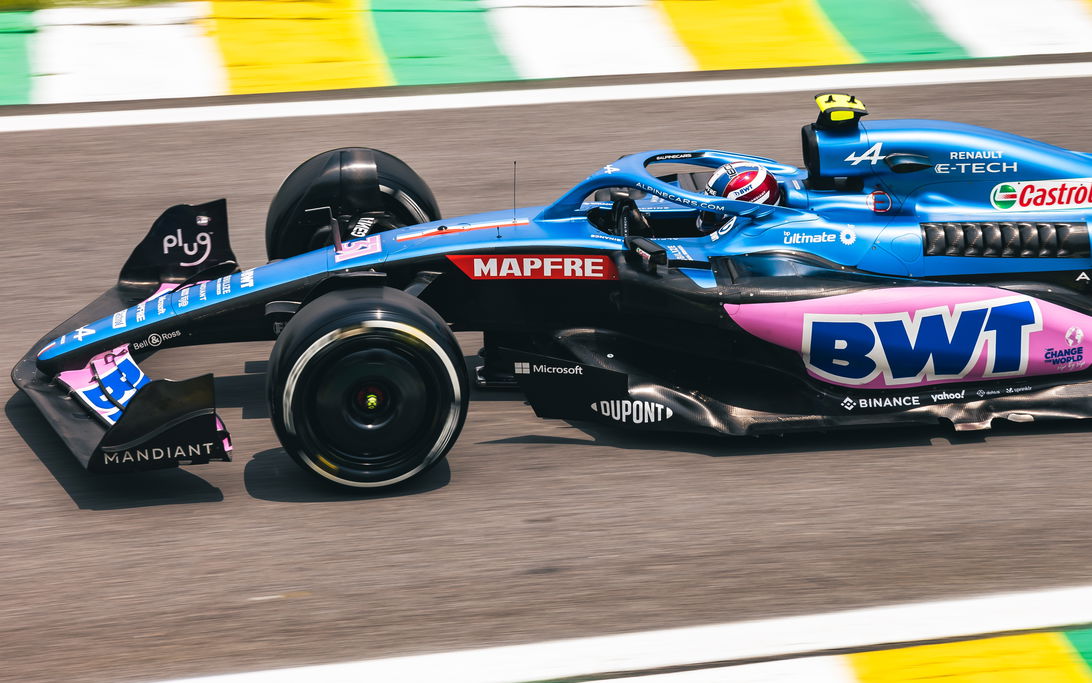 Esteban Ocon Alpine Brazilian GP 2022 Friday 01