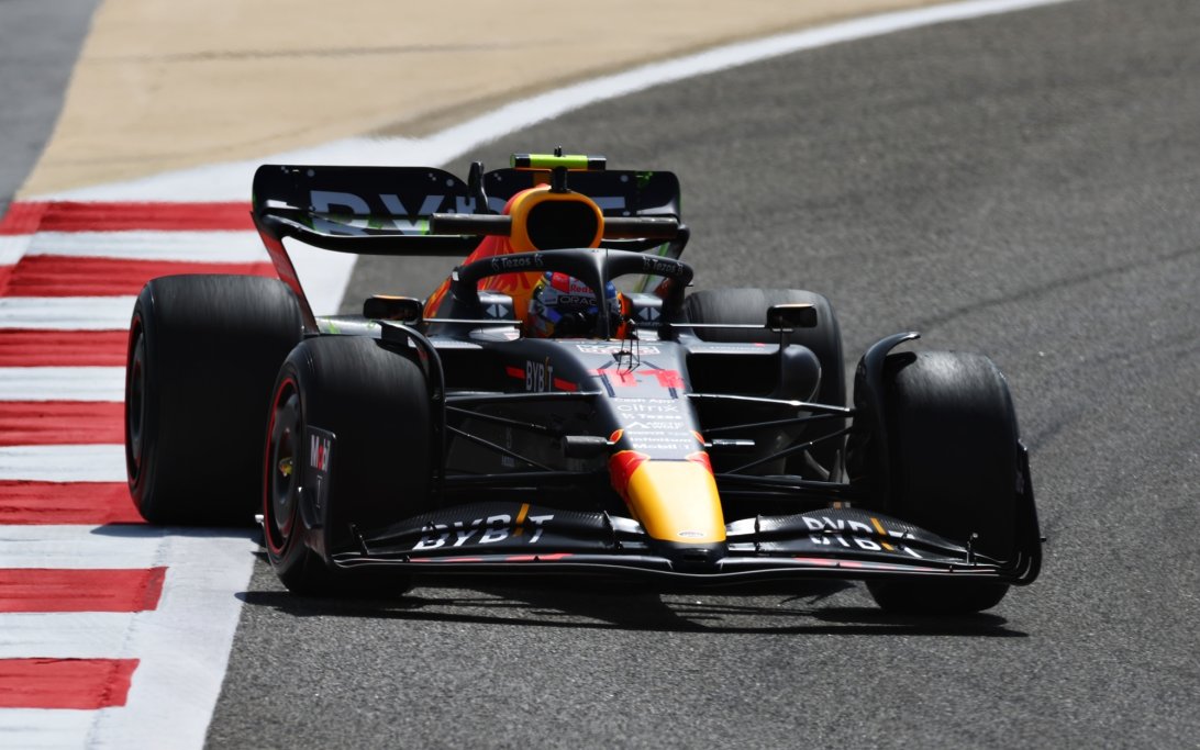 Perez Red Bull Bahrein 2022 test
