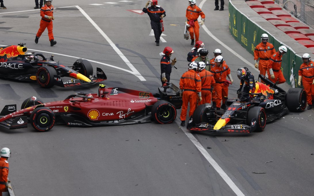 Perez crash Monaco