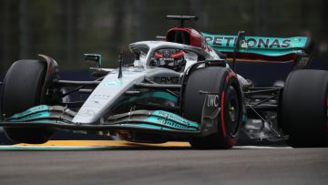 Russell offers Mercedes hope by topping FP2 at Imola