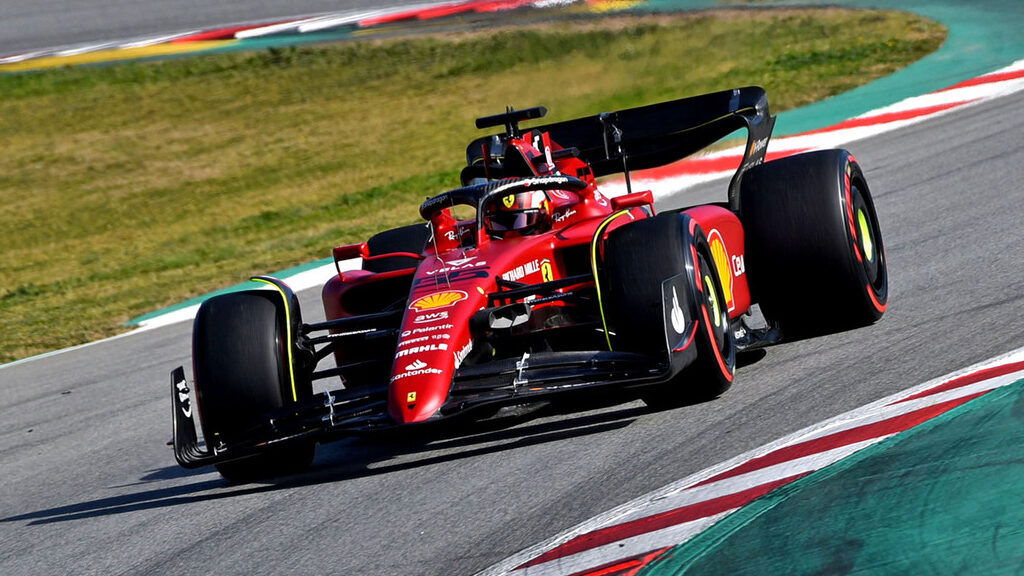 Sainz Barcelona testday