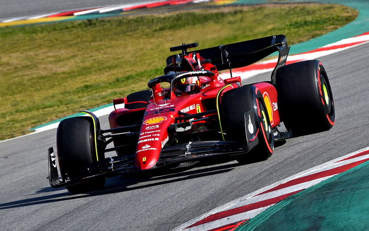 Sainz Barcelona testday