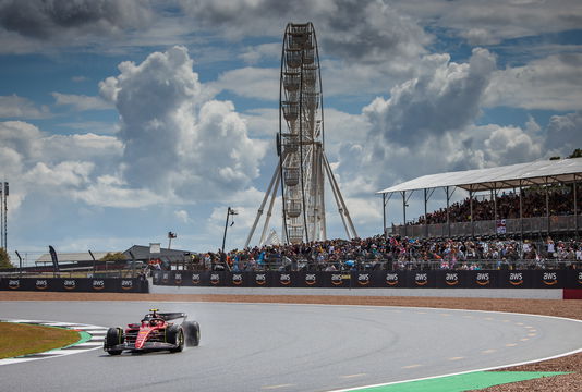 Sainz rain Silverstone