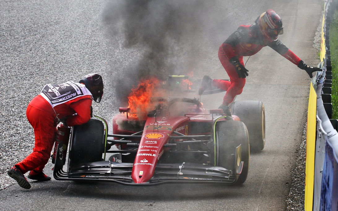 Sainz fire Austria