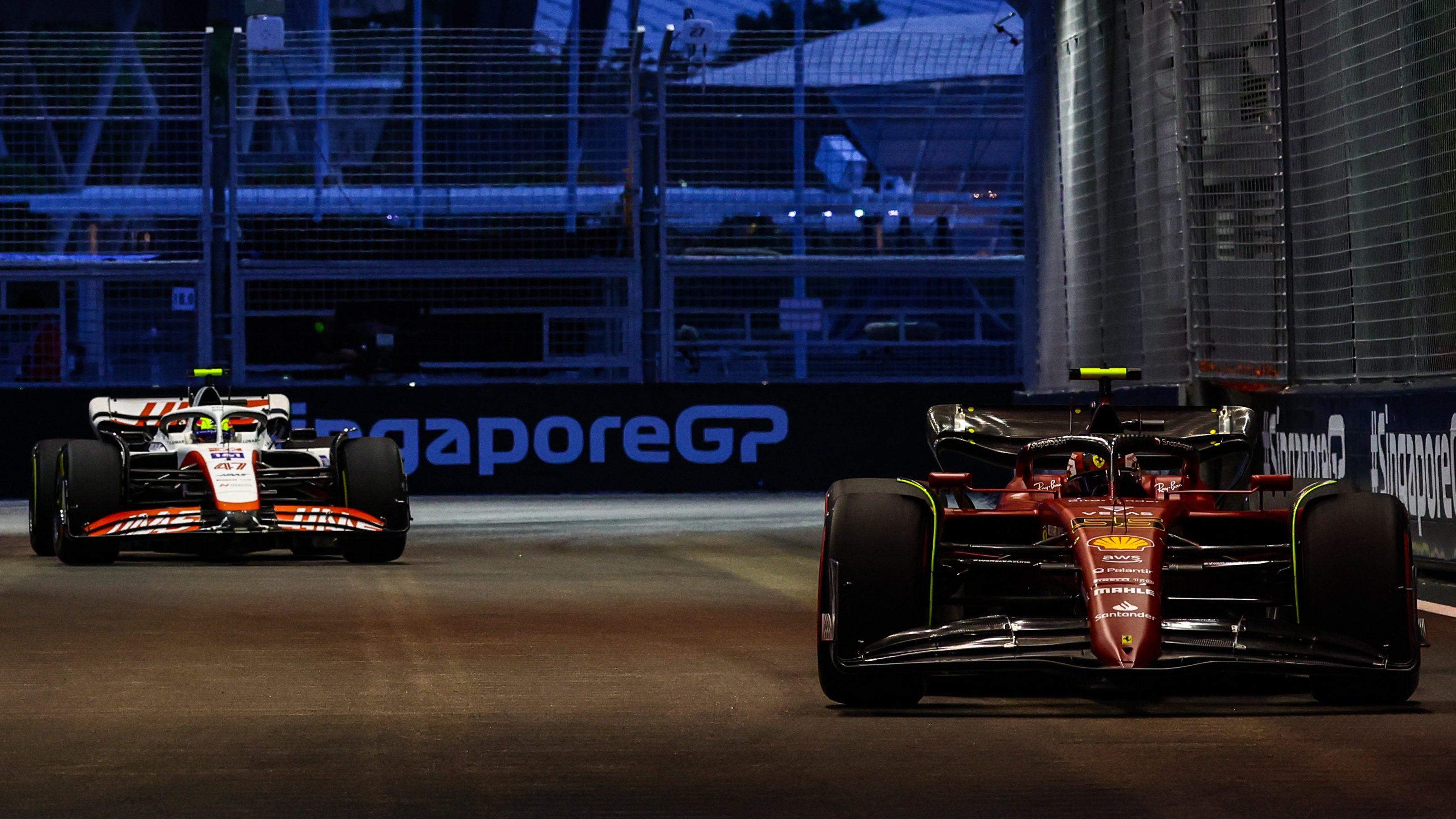 Sainz Schumacher Singapore