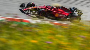 Ferrari take 1-2 in second practice as Hamilton misses out on track time