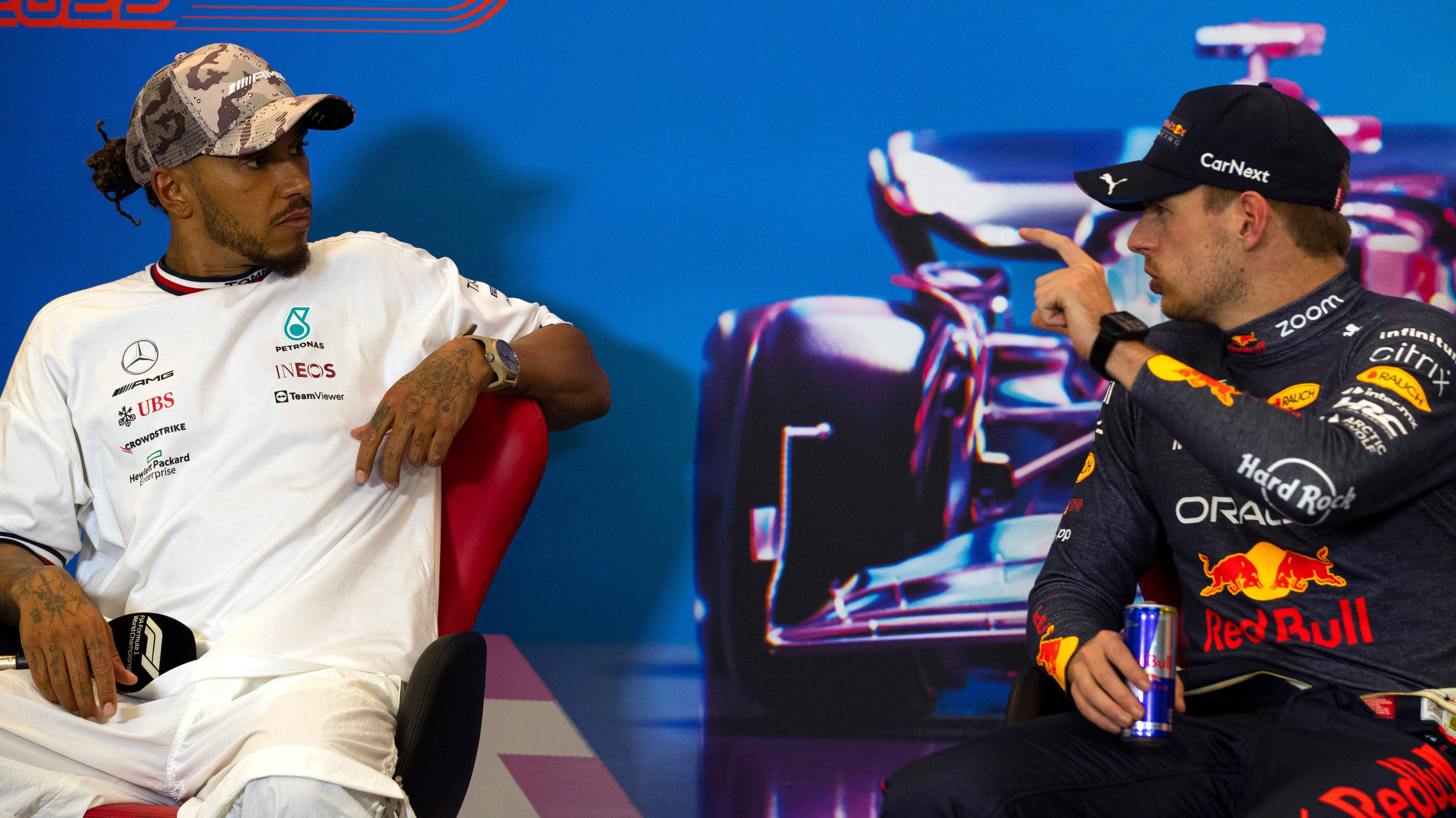 Hamilton Verstappen 2022