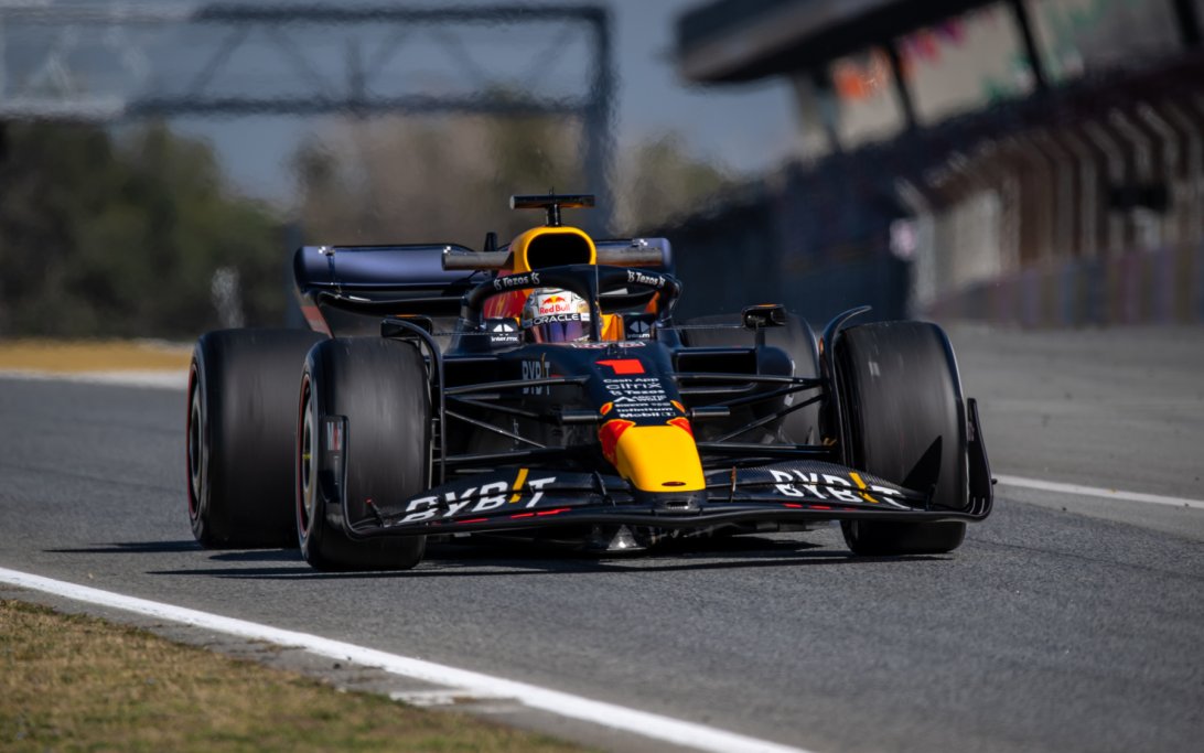 Verstappen Barcelona Test