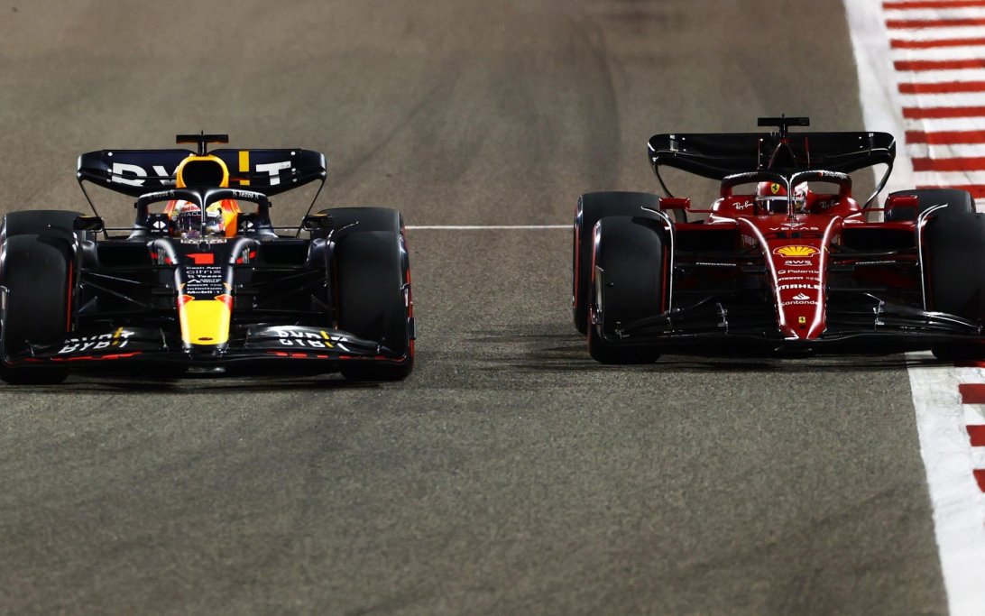 Verstappen Leclerc Bahrain