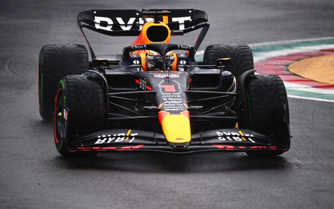 Verstappen Imola rain