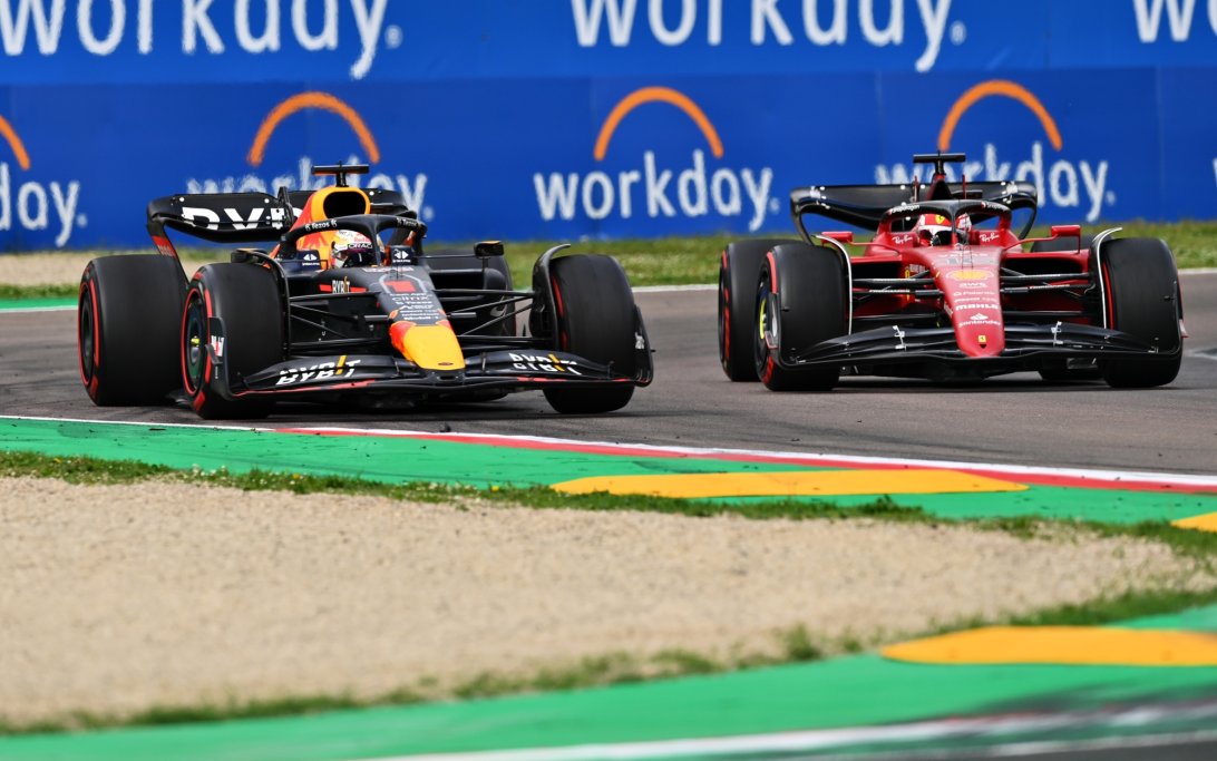 Verstappen Leclerc Imola