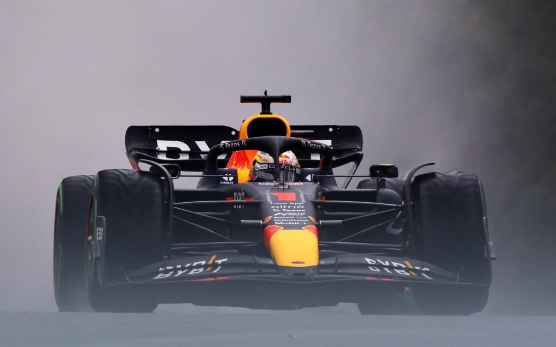 Verstappen Rain Hungary