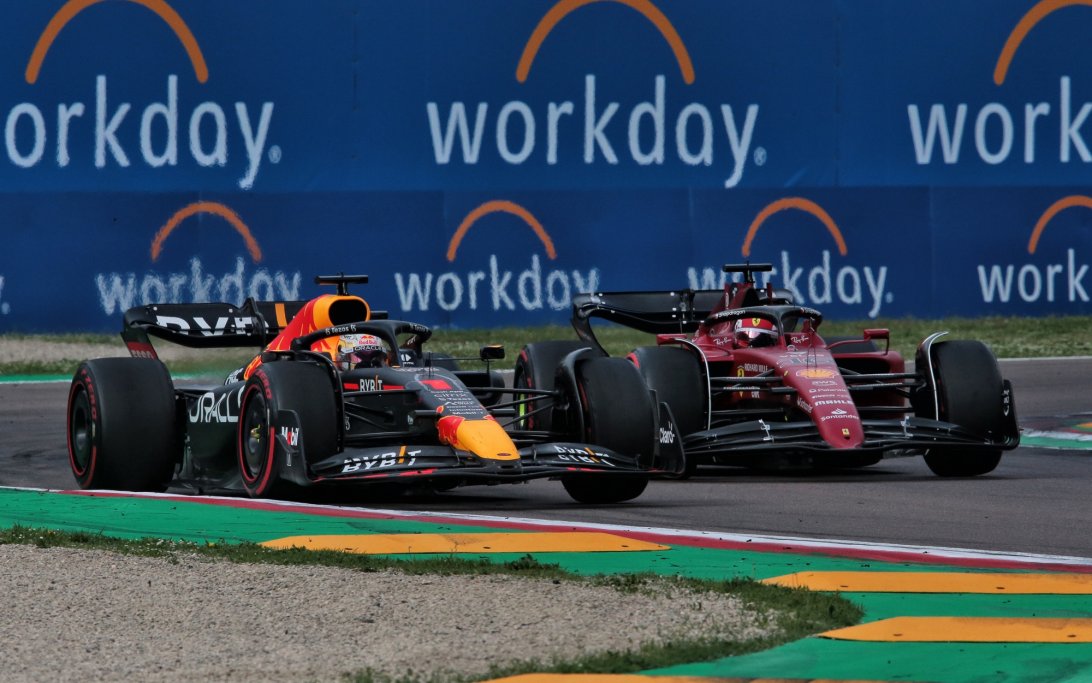Verstappen Leclerc Imola