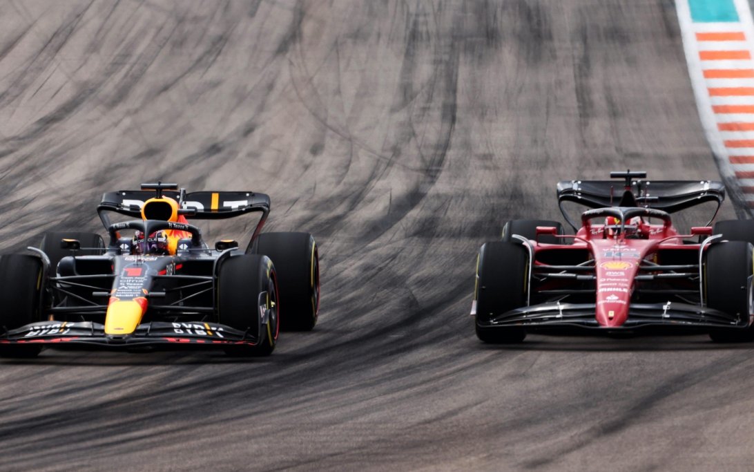 Verstappen Leclerc Miami