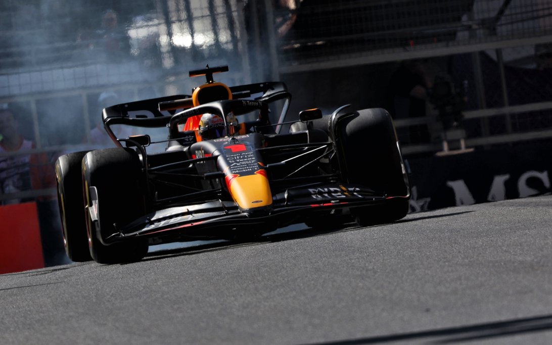 Verstappen smoke
