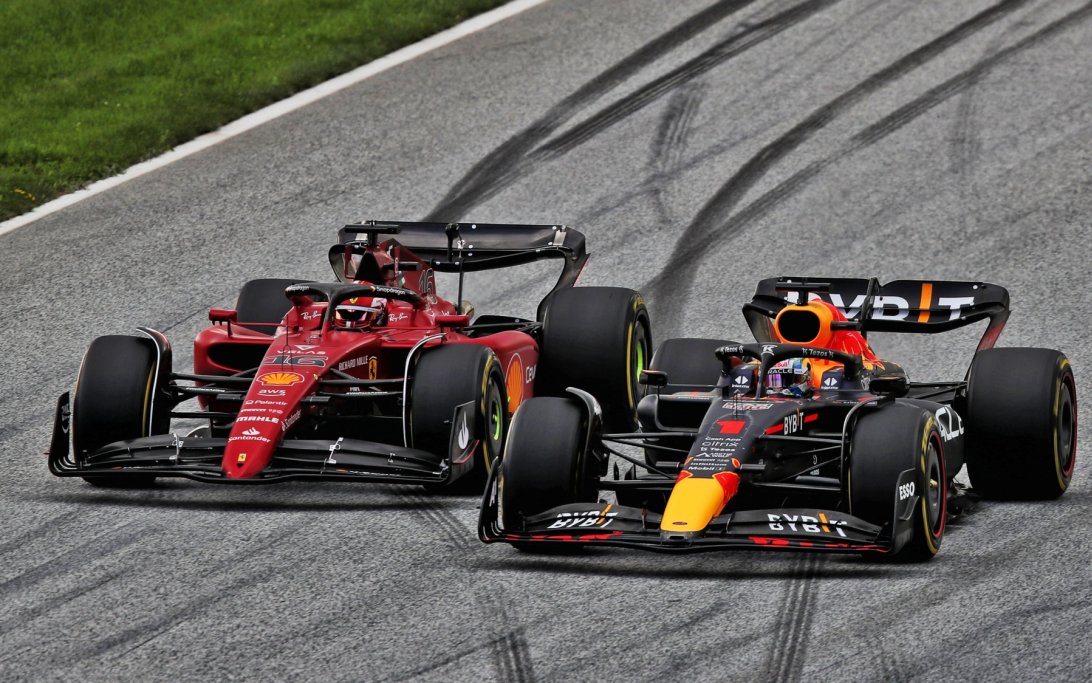 Verstappen Leclerc Austria