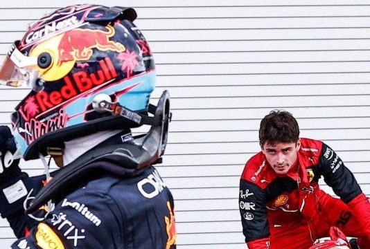 Verstappen Leclerc angry boos