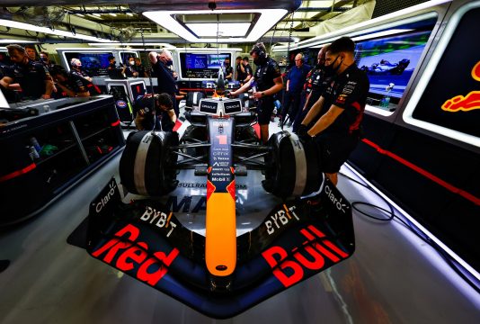 Verstappen pitbox
