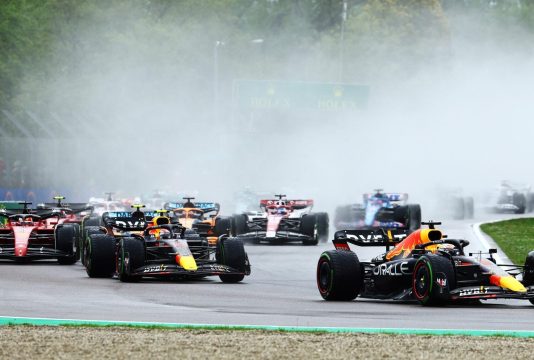 Start 2022 Verstappen Imola Perez