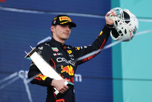 Verstappen Miami win podium
