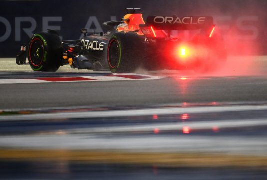Verstappen Singapore wet