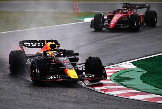 Verstappen Leclerc Japan