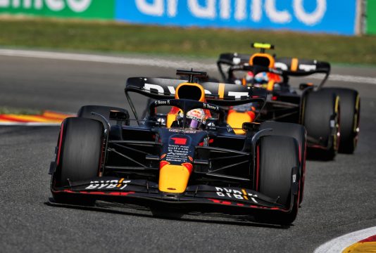 Verstappen Perez Belgium