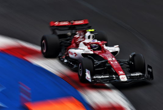 Guanyu Zhou Alfa Romeo Mexican GP 2022 Practice