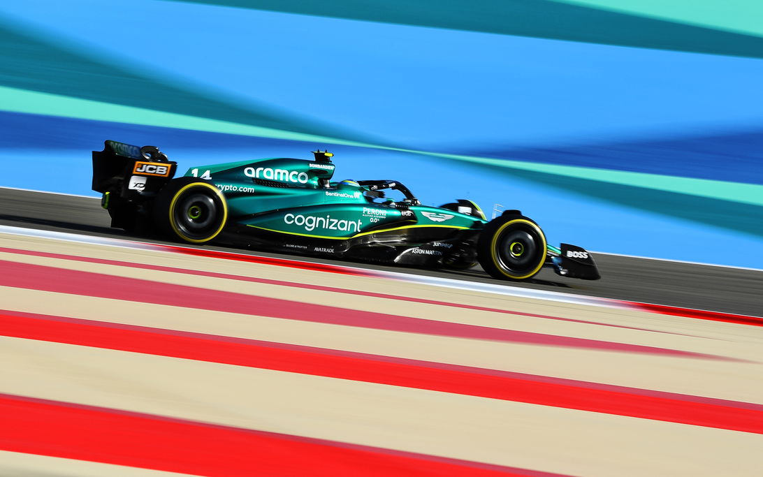 Alonso Bahrain test