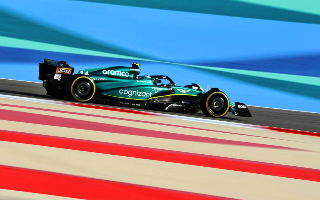 Alonso Bahrain test
