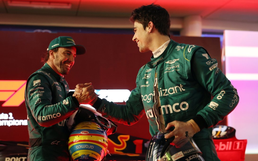 Alonso Stroll 2023 Aston Martin