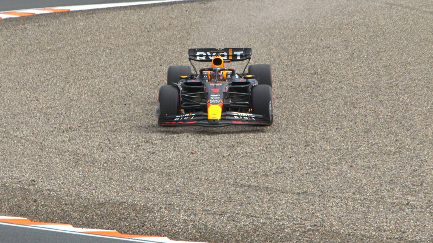 Verstappen gravel trap Zandvoort 2023
