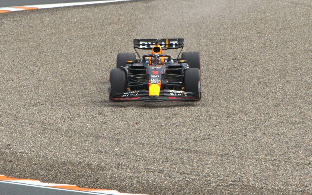 Verstappen gravel trap Zandvoort 2023