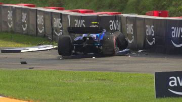 Harde crash Sargeant zorgt voor safety car in Zandvoort
