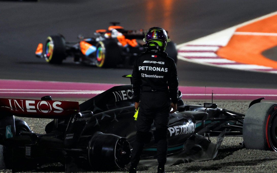Hamilton Russell crash Qatar