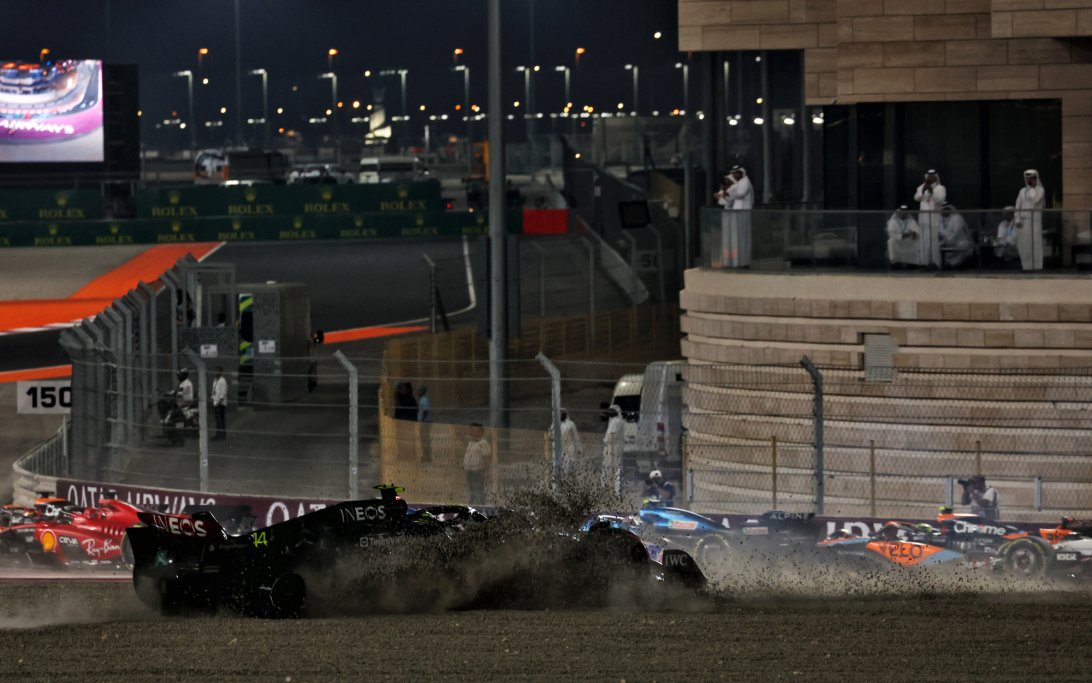Hamilton Russell crash Qatar
