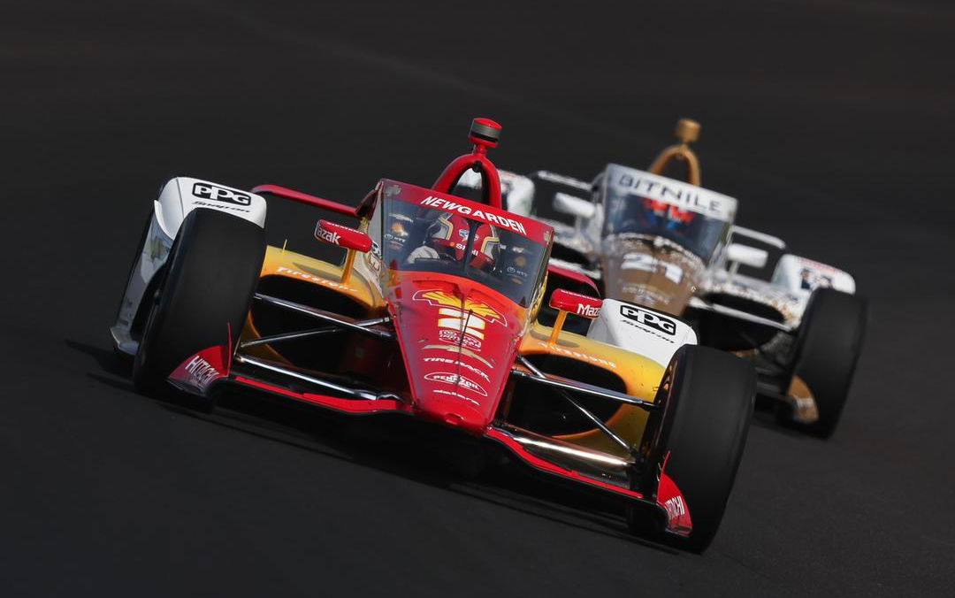 Josef Newgarden and Rinus Vee Kay Indianapolis 500 Practice By Chris Owens Ref Image Without Watermark m80406