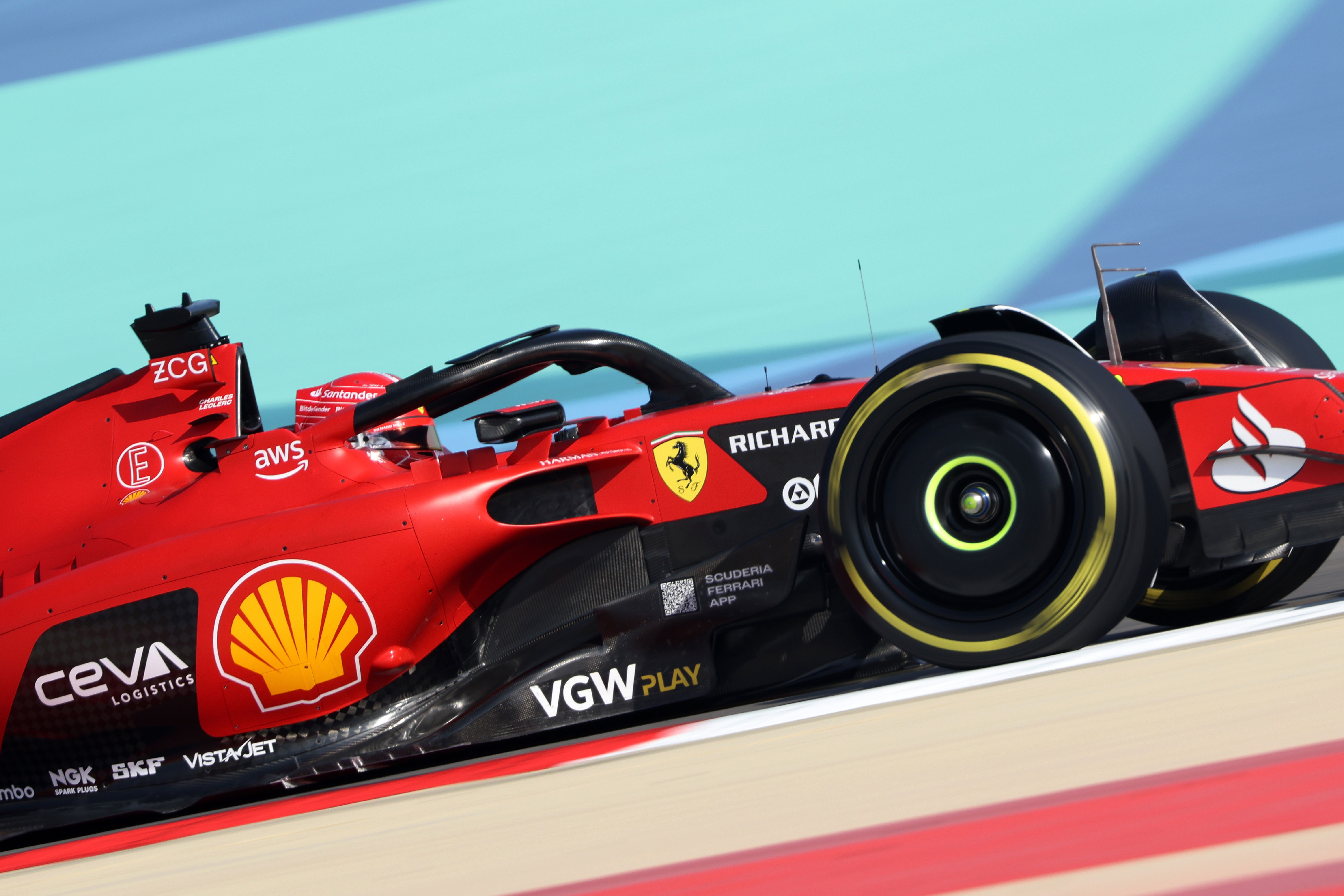 Leclerc Bahrain GP Practice Friday